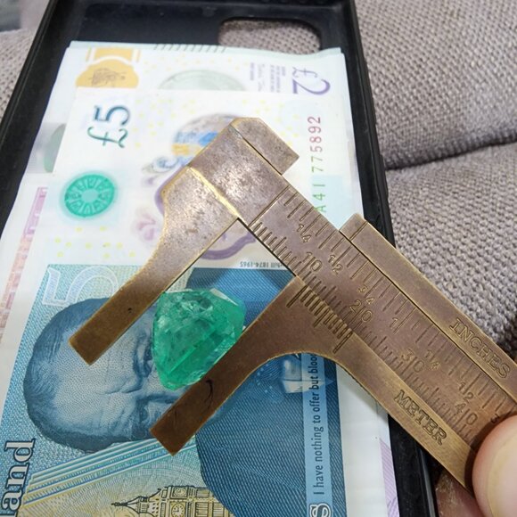 Emerald natural origin Afghanistan panjsher 16.710ct - Picture 11 of 14